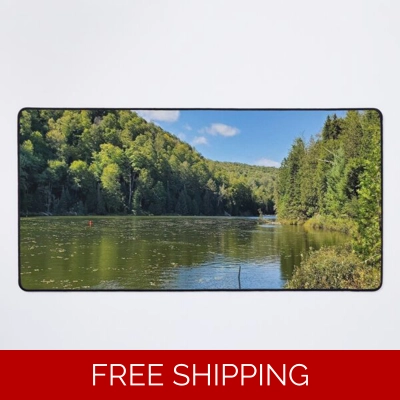 Le Studio Desk Mat Lake Perry Green A